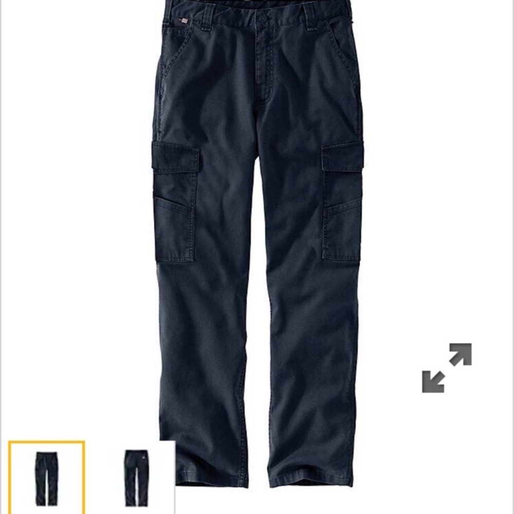Carhartt Navy Cargo Pants - Picture 7 of 8